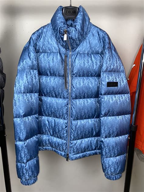 dior puffer jacket dhgate|Dior oblique puffer jacket.